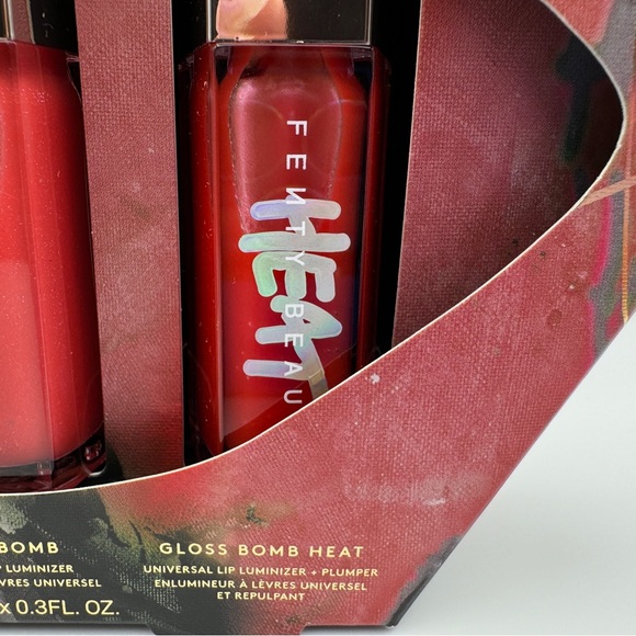 Fenty Holiday 2024 Glossy Posse IV 3x Full Size .3oz Gloss Bomb Trio Heat Cream - Picture 6 of 12
